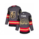 Adidas Vegas Golden Knights #68 T.J. Tynan Authentic Black Drift Fashion NHL Jersey