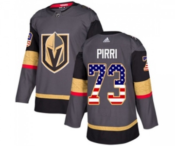 Adidas Vegas Golden Knights #73 Brandon Pirri Authentic Gray USA Flag Fashion NHL Jersey