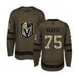 Adidas Vegas Golden Knights #75 Ryan Reaves Authentic Green Salute to Service NHL Jersey