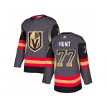 Adidas Vegas Golden Knights #77 Brad Hunt Authentic Black Drift Fashion NHL Jersey