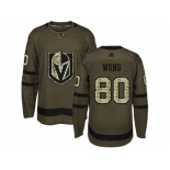 Adidas Vegas Golden Knights #80 Tyler Wong Green Salute to Service Stitched NHL Jerse