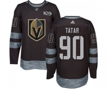 Adidas Vegas Golden Knights #90 Tomas Tatar Authentic Black 1917-2017 100th Anniversary NHL Jersey