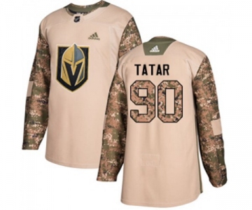 Adidas Vegas Golden Knights #90 Tomas Tatar Authentic Camo Veterans Day Practice NHL Jersey