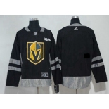 Adidas Vegas Golden Knights black blank Adidas Vegas Golden Knights black blank 1917-2017 100th Anniversary Nhl Jersry