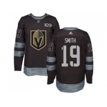 Men Adidas Vegas Golden Knights #19 Reilly Smith Black 1917-2017 100th Anniversary Stitched NHL Jersey