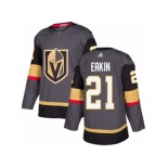 Men Adidas Vegas Golden Knights #21 Cody Eakin Authentic Gray Home NHL Jersey