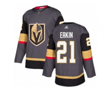 Men Adidas Vegas Golden Knights #21 Cody Eakin Authentic Gray Home NHL Jersey