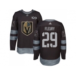 Men Adidas Vegas Golden Knights #29 Marc-Andre Fleury Black 1917-2017 100th Anniversary Stitched NHL Jersey