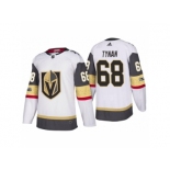 Men Adidas Vegas Golden Knights #68 T.J. Tynan Authentic White Home NHL Jersey