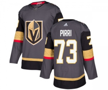 Men Adidas Vegas Golden Knights #73 Brandon Pirri Authentic Gray Home NHL Jersey