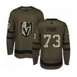 Men Adidas Vegas Golden Knights #73 Brandon Pirri Authentic Green Salute to Service NHL Jersey