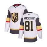 Men Adidas Vegas Golden Knights #81 Jonathan Marchessault Authentic White Away NHL Jersey