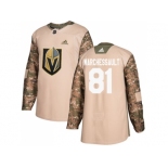 Men Adidas Vegas Golden Knights #81 Jonathan Marchessault Camo Authentic 2017 Veterans Day Stitched NHL Jersey