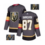 Men Adidas Vegas Golden Knights #87 Vadim Shipachyov Authentic Gray Fashion Gold NHL Jersey