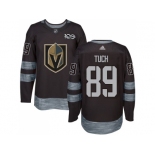 Men Adidas Vegas Golden Knights #89 Alex Tuch Black 1917-2017 100th Anniversary Stitched NHL Jersey