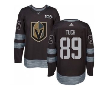 Men Adidas Vegas Golden Knights #89 Alex Tuch Black 1917-2017 100th Anniversary Stitched NHL Jersey