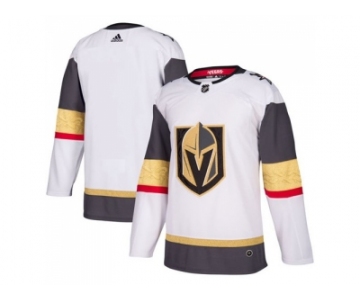 Men Adidas Vegas Golden Knights Blank White Road Authentic Stitched NHL Jersey