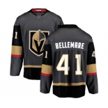 Men Men's Vegas Golden Knights #41 Pierre-Edouard Bellemare Authentic Black Home Fanatics Branded Breakaway NHL Jersey