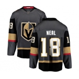 Men Vegas Golden Knights #18 James Neal Authentic Black Home Fanatics Branded Breakaway NHL Jersey