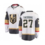 Men Vegas Golden Knights #27 Shea Theodore Authentic White Away Fanatics Branded Breakaway NHL Jersey