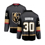 Men Vegas Golden Knights #30 Malcolm Subban Authentic Black Home Fanatics Branded Breakaway NHL Jersey