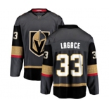 Men Vegas Golden Knights #33 Maxime Lagace Authentic Black Home Fanatics Branded Breakaway NHL Jersey