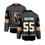 Men Vegas Golden Knights #55 Keegan Kolesar Authentic Black Home Fanatics Branded Breakaway NHL Jersey