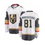 Men Vegas Golden Knights #81 Jonathan Marchessault Authentic White Away Fanatics Branded Breakaway NHL Jersey