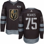 Men's Adidas Vegas Golden Knights #75 Ryan Reaves Authentic Black 1917-2017 100th Anniversary NHL Jersey