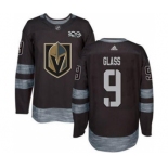 Men's Golden Knights #9 Cody Glass Black 1917-2017 100th Anniversary Stitched Hockey Jersey