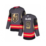 Men's Golden Knights #9 Cody Glass Grey Home Authentic Drift Fashion Stitched Hockey Jersey