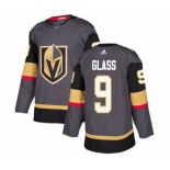 Men's Golden Knights #9 Cody Glass Grey Home Authentic Stitched Hockey Jersey