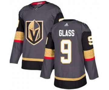 Men's Golden Knights #9 Cody Glass Grey Home Authentic Stitched Hockey Jersey