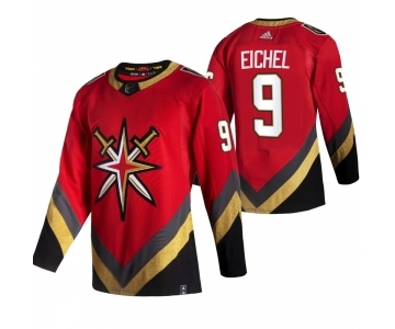 Men's Jack Eichel Vegas Golden Knights #9 Red 2021 Reverse Retro Jersey