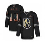 Men's Vegas Golden Knights #19 Reilly Smith Black USA Flag Limited Hockey Jersey