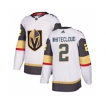 Men's Vegas Golden Knights #2 Zach Whitecloud White Stitched Jersey