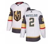 Men's Vegas Golden Knights #2 Zach Whitecloud White Stitched Jersey