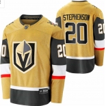 Men's Vegas Golden Knights #20 Stephenson Fanatics Branded Gold 2020-21 Alternate Premier Breakaway Player Jersey