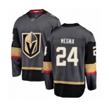 Men's Vegas Golden Knights #24 Jaycob Megna Authentic Black Home Fanatics Branded Breakaway Hockey Jersey