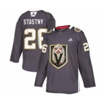 Men's Vegas Golden Knights #26 Paul Stastny Grey Latino Heritage Night Stitched Hockey Jersey