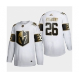 Men's Vegas Golden Knights #26 Paul Stastny White Golden Edition Limited Stitched Hockey Jersey