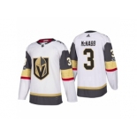 Men's Vegas Golden Knights #3 Brayden McNabb White 2017-2018 Season Jersey