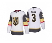 Men's Vegas Golden Knights #3 Brayden McNabb White 2017-2018 Season Jersey