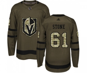 Men's Vegas Golden Knights #61 Mark Stone Authentic Green Salute to Service Hockey Jersey