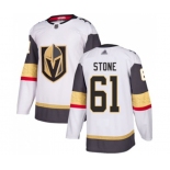 Men's Vegas Golden Knights #61 Mark Stone Authentic White Away Hockey Jersey