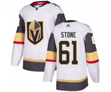 Men's Vegas Golden Knights #61 Mark Stone Authentic White Away Hockey Jersey