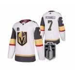 Men's Vegas Golden Knights #7 Alex Pietrangelo White 2023 Stanley Cup Final Stitched Jersey