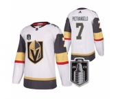 Men's Vegas Golden Knights #7 Alex Pietrangelo White 2023 Stanley Cup Final Stitched Jersey