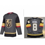 Men's Vegas Golden Knights #8 Phil Kessel Gray Adidas NHL Home Jersey