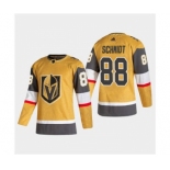 Men's Vegas Golden Knights #88 Nate Schmidt 2020-21 Authentic Player Alternate Stitched Hockey Jersey Gold